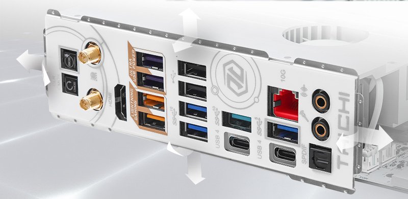 Flexibel integrierbare I/O-Blende